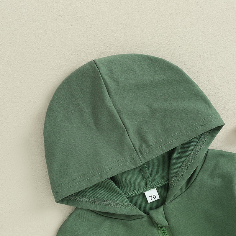 0-36M Infant Baby Hooded Sweatshirt Solid Color Long Sleeve Hoodie Pullovers For Toddler Boys And Girls Spring Fall Sweatshirt